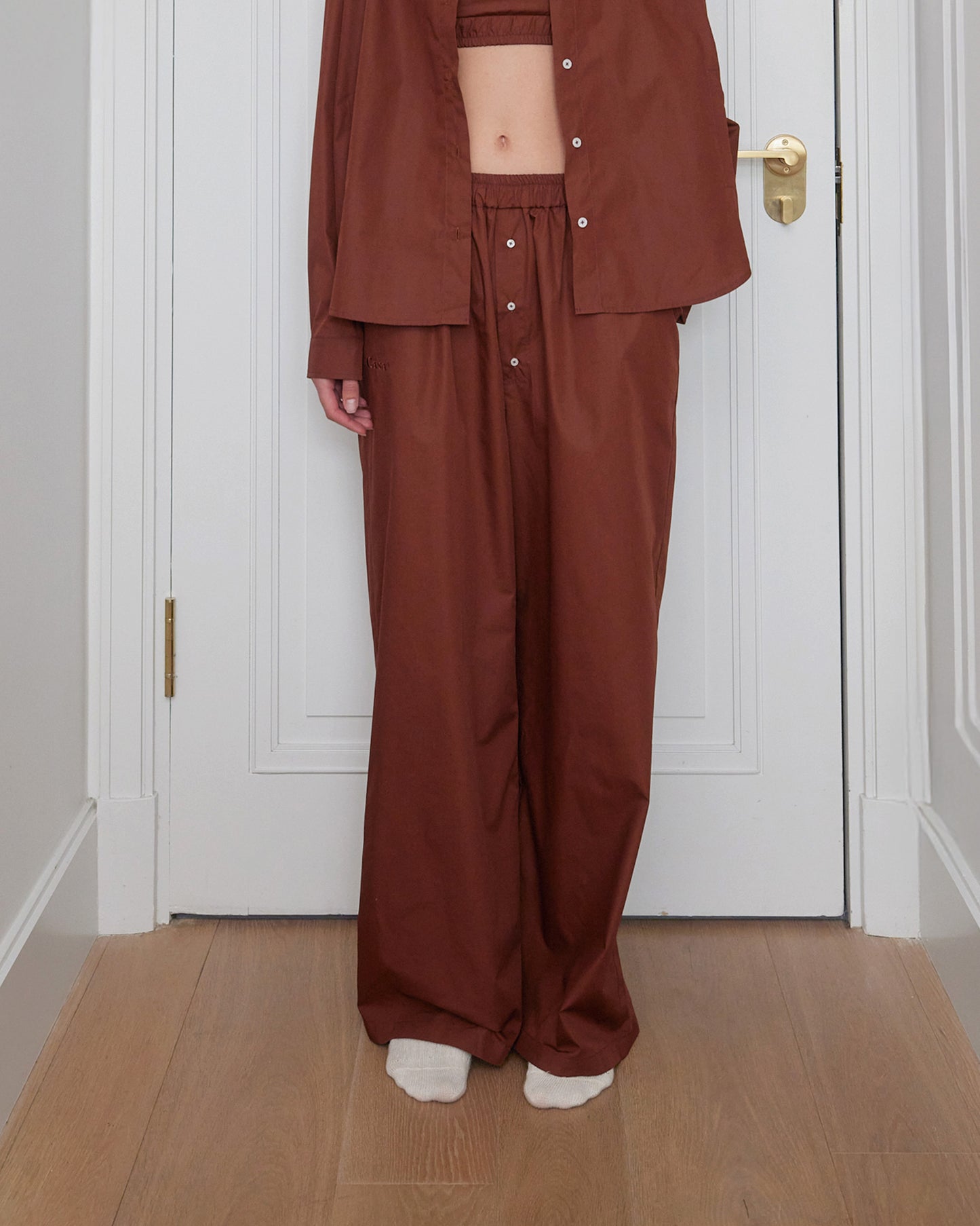PJ PANTS (MOCHA)