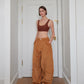 CORDUROY BALLOON PANTS (BROWN)