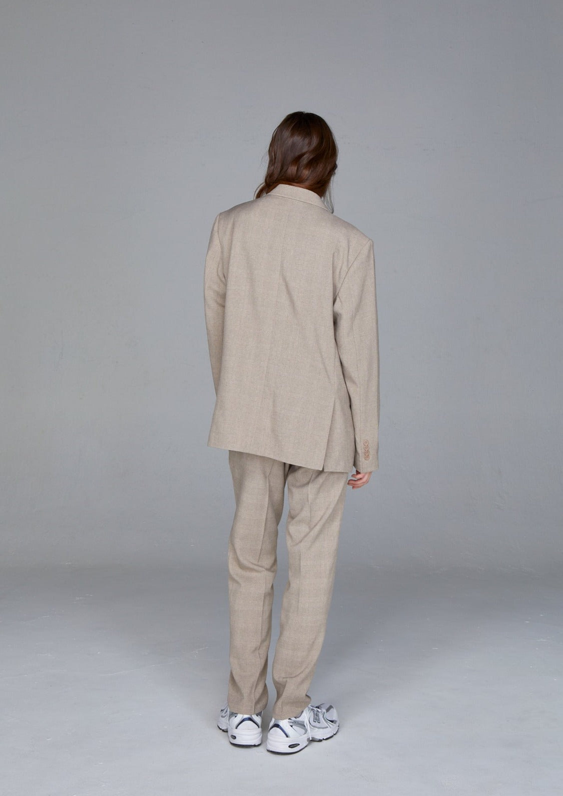 REWORK CREAM TROUSERS