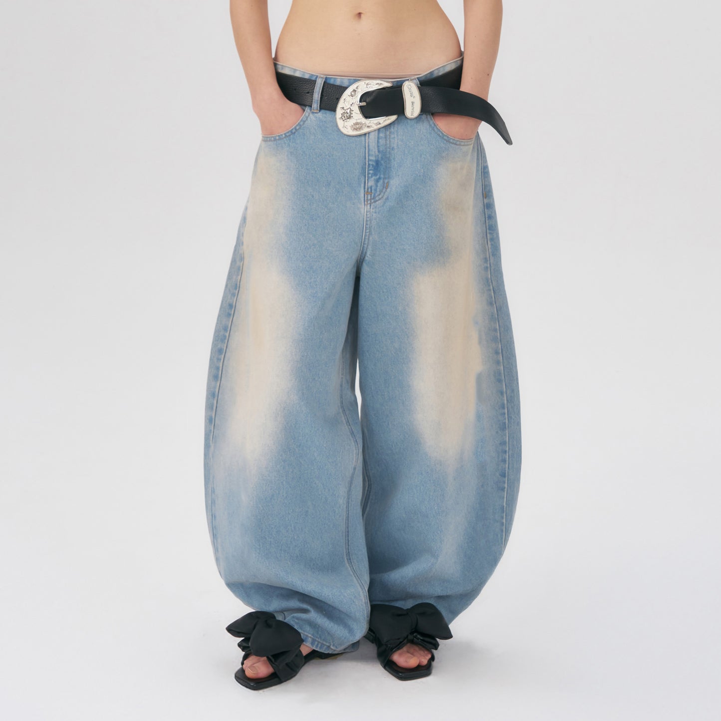 BAGGIE DENIM (LIGHT BLUE)