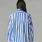 BIG STRIPE PJ SHIRT