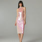 GLITTERING MIDI SKIRT