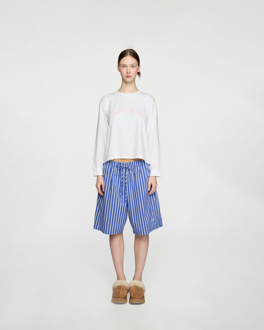 CASAa SERVICE PINK EMBROIDERY TOP