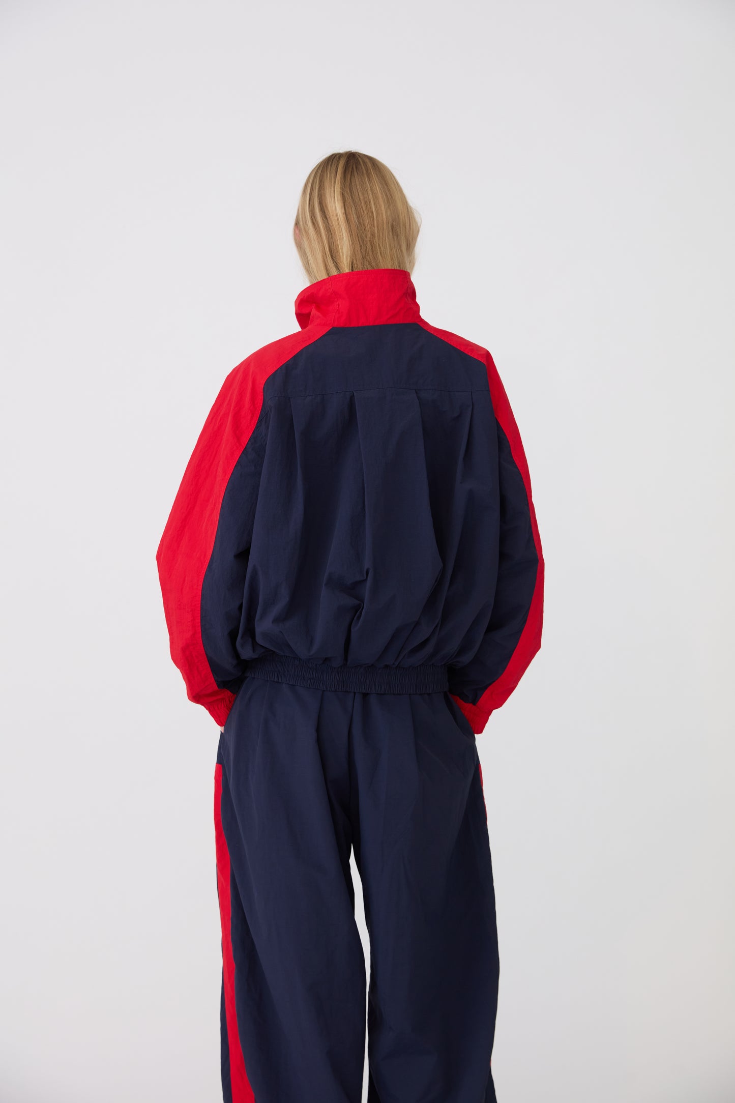 NYLON LITE TRACK PANTS (NAVY)