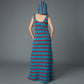 KNITTED DRESS (BLUE)