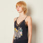LACE TRIMMED DRESS (NAVY BUNNY)