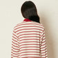 POLO TOP (STRIPE CREAM)