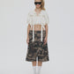SATIN CROPPED TOP (CREAM)
