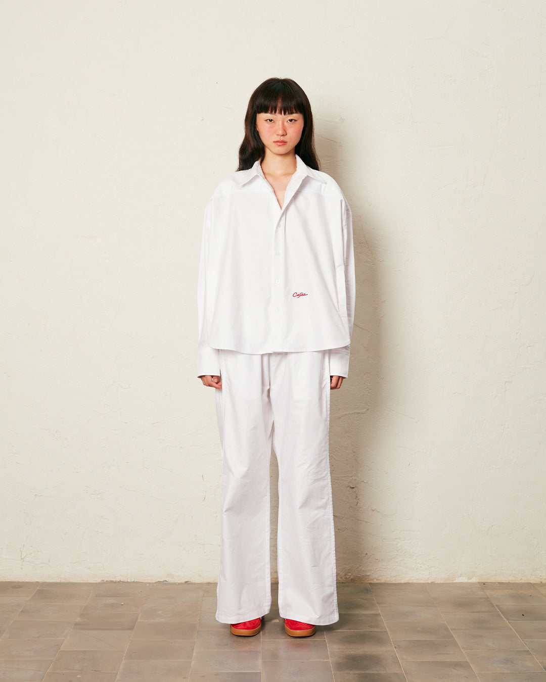 WHITE PJ PANTS