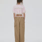 SATIN CROPPED TOP (PINK)
