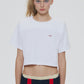SHOULDER-PAD CROPPED TOP (C CLASSIC)