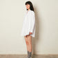 WHITE SHIRT DRESS