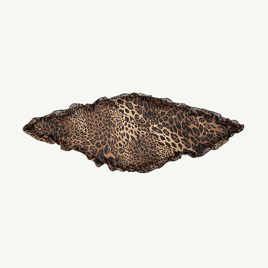 LEOPARD CHIFFON SCARF