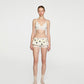 OFF WHITE POLKA DOT MINI APRON
