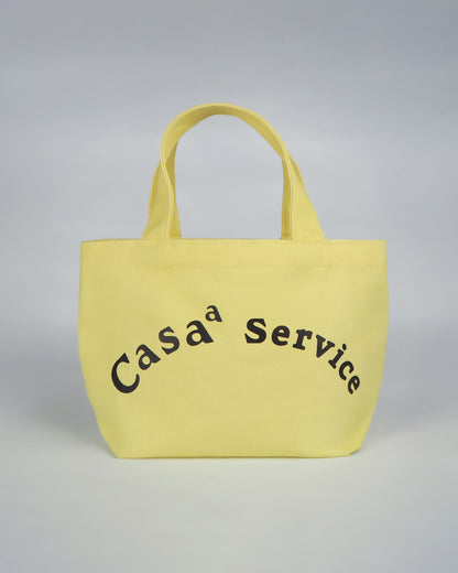 YELLOW CANVAS TOTE