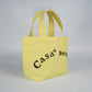 YELLOW CANVAS TOTE
