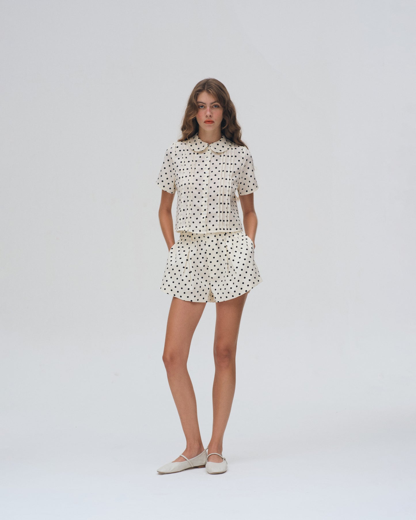 POLKA DOT BLOUSE