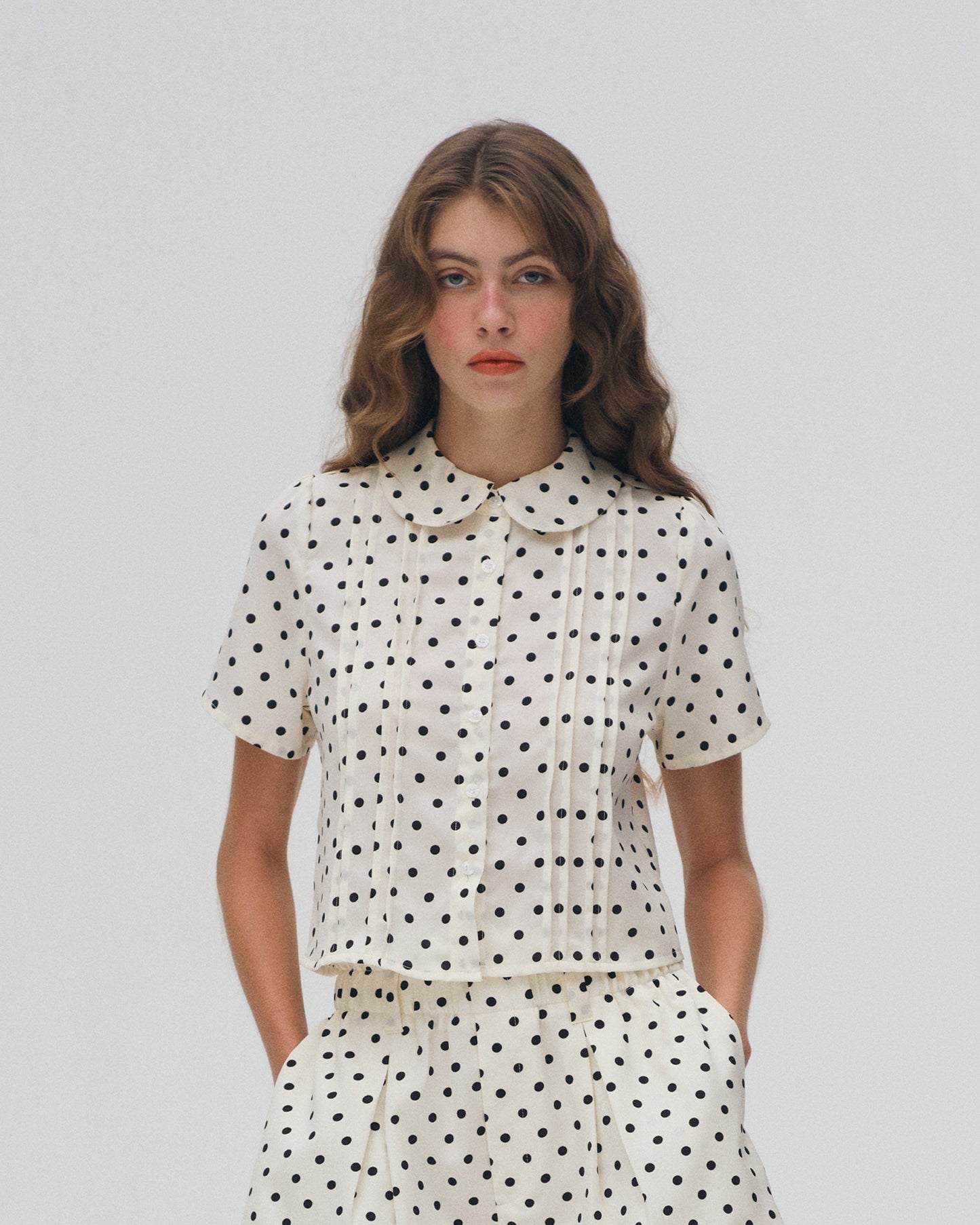POLKA DOT BLOUSE