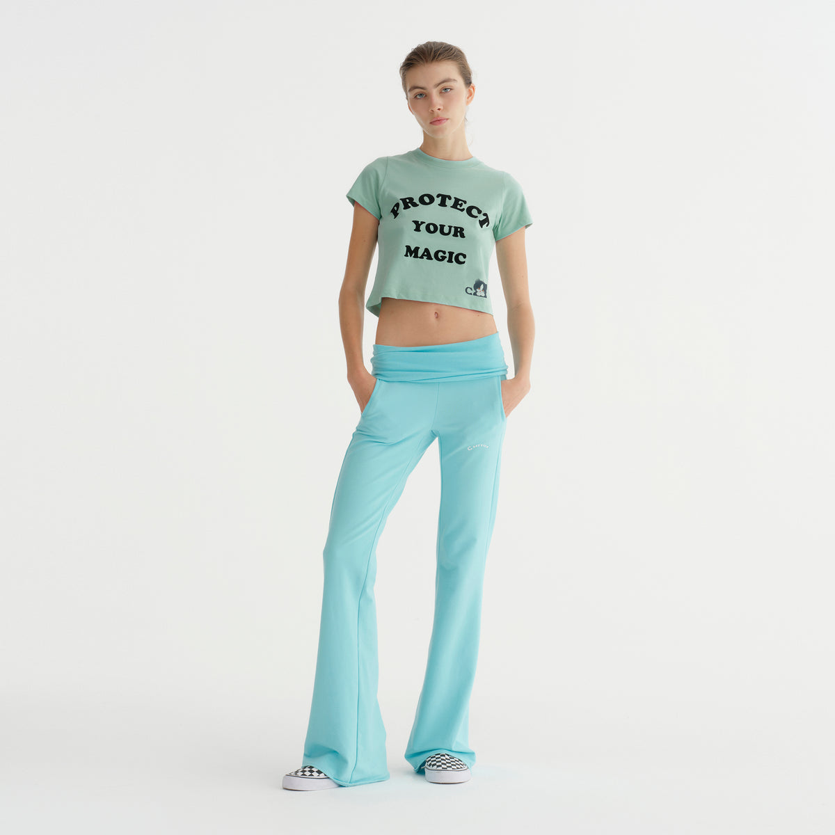 CAT TEE MINT (FIRM COTTON)