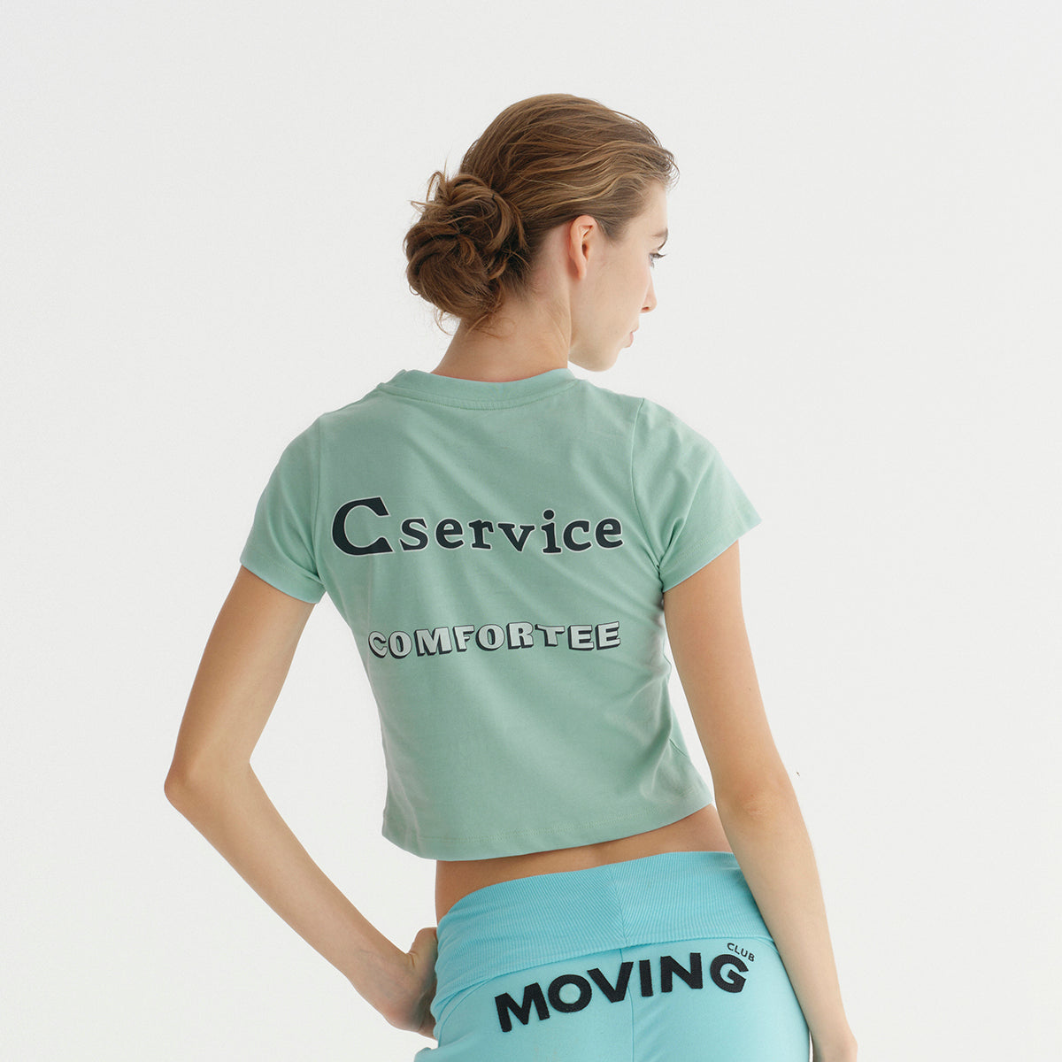 CAT TEE MINT (FIRM COTTON)