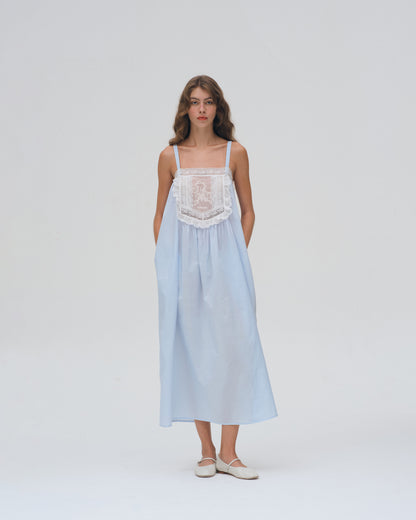 AIRY MAXI DRESS (BLUE)