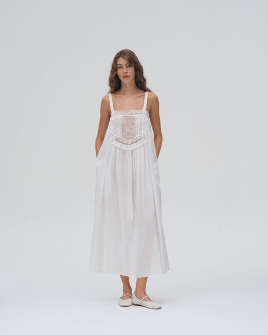 AIRY MAXI DRESS (OFF WHITE)