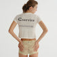 CAT TEE CREAM (LIGHTWEIGHT)