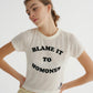 CAT TEE CREAM (LIGHTWEIGHT)