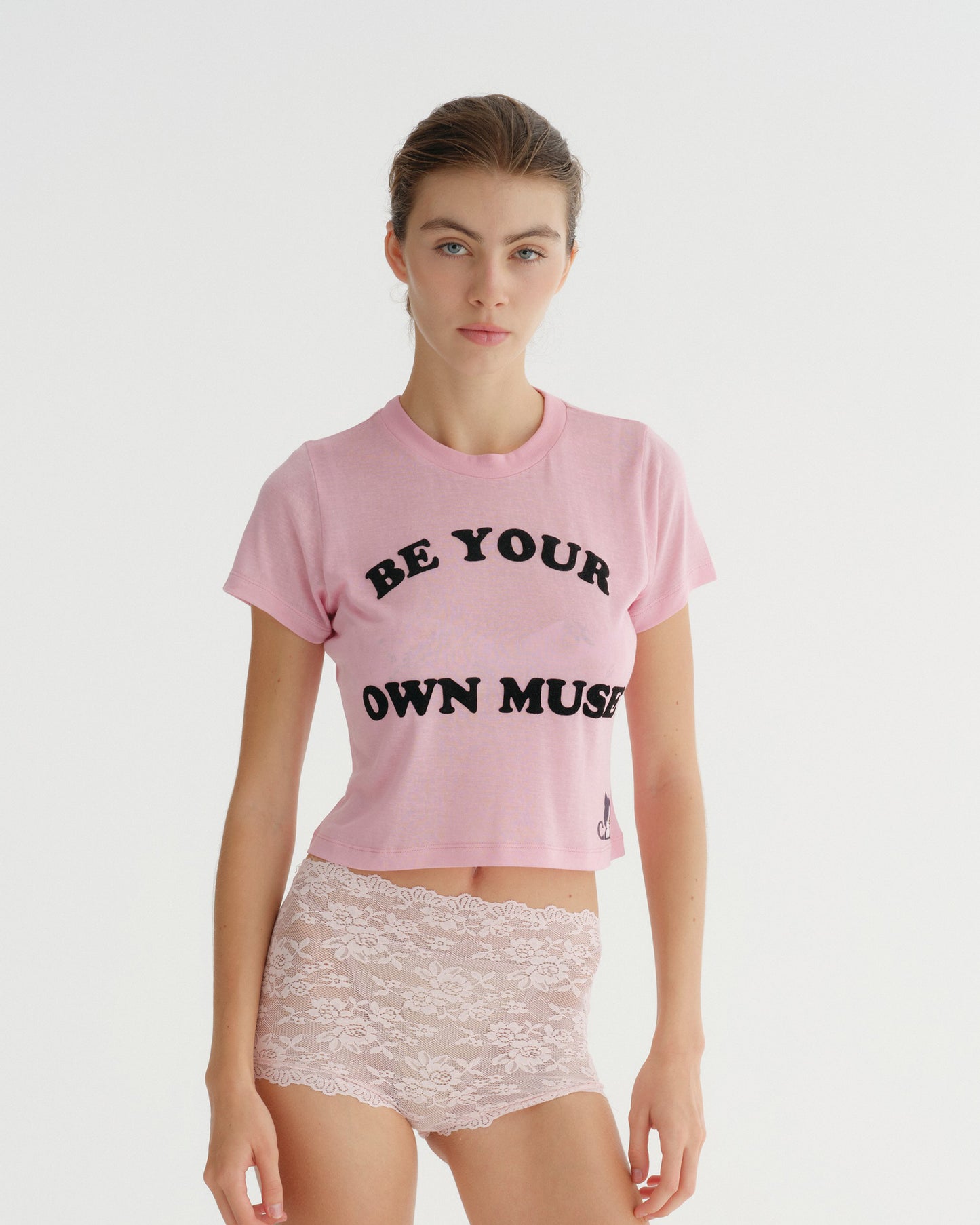 CAT TEE PINK (LIGHTWEIGHT)
