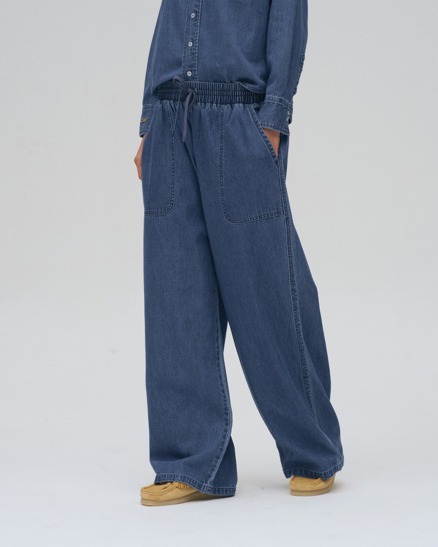 CHAMBRAY PANTS