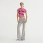 CAT TEE PINK (FIRM COTTON)