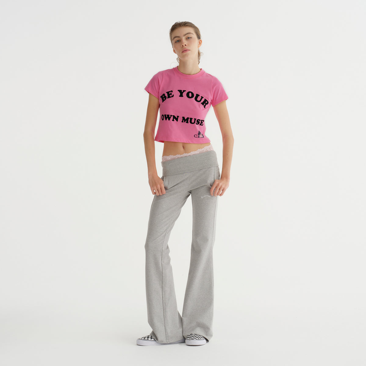 CAT TEE PINK (FIRM COTTON)