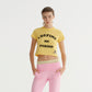 CAT TEE YELLOW (FIRM COTTON)