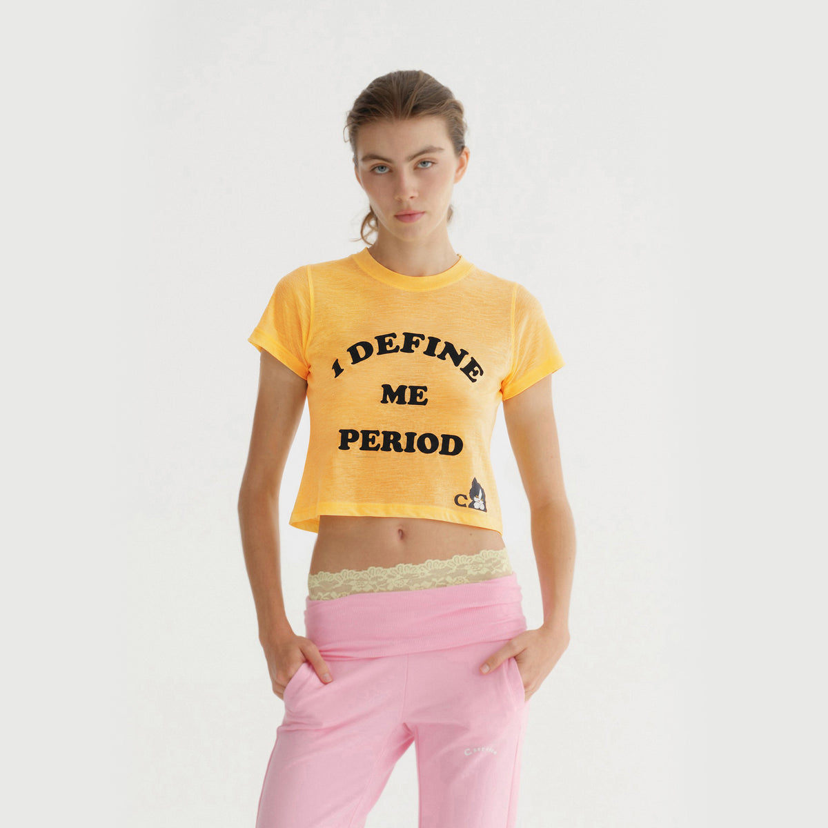 CAT TEE YELLOW (LIGHTWEIGHT)