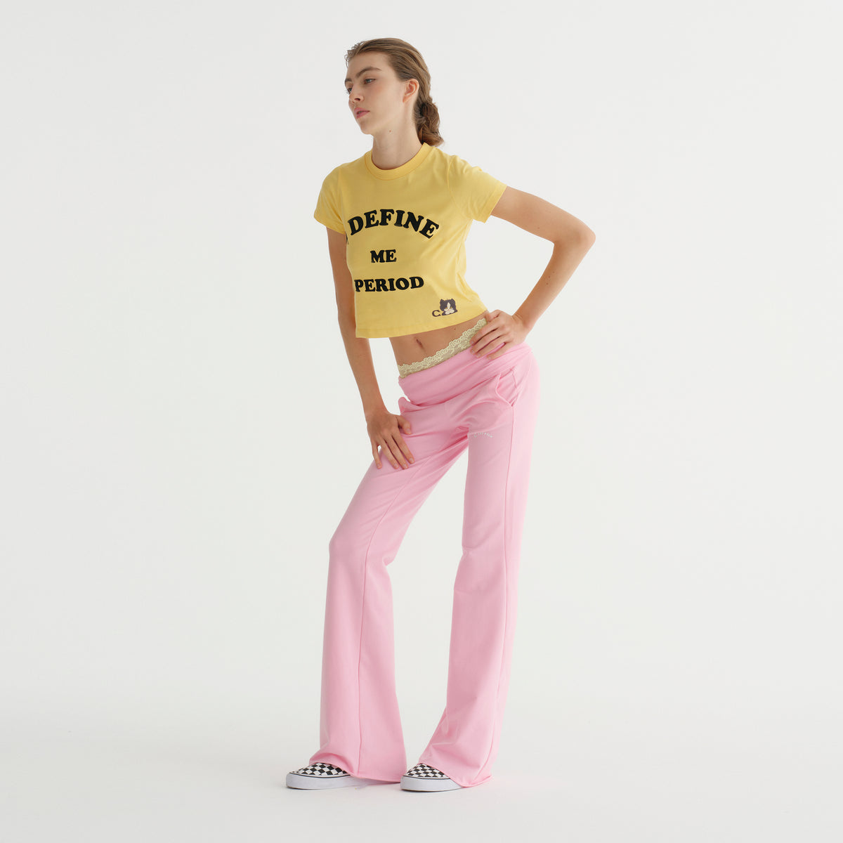 CAT TEE YELLOW (FIRM COTTON)