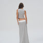 NEOPRENE SKIRT (LIGHT GREY)