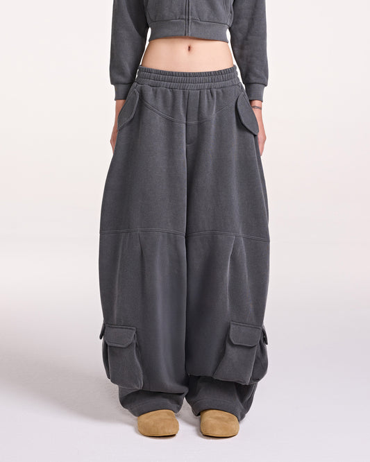 TERRY PANTS (GRAY)