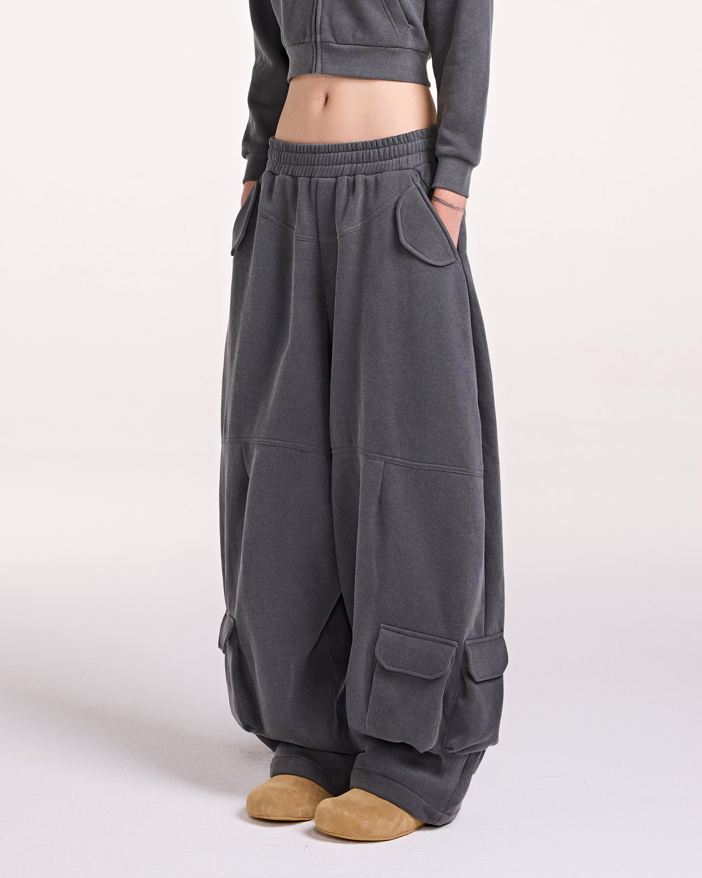 TERRY PANTS (GRAY)