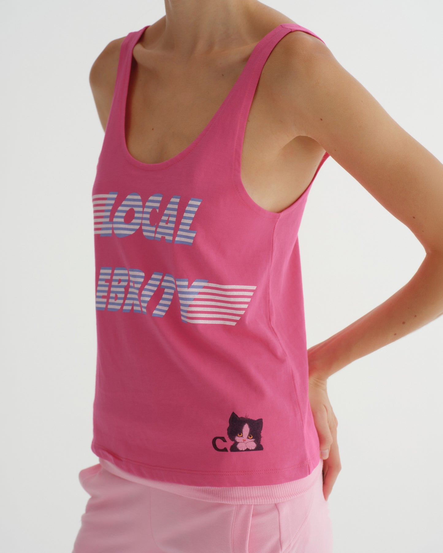 LOCAL CELEBRITY TANK TOP (PINK)