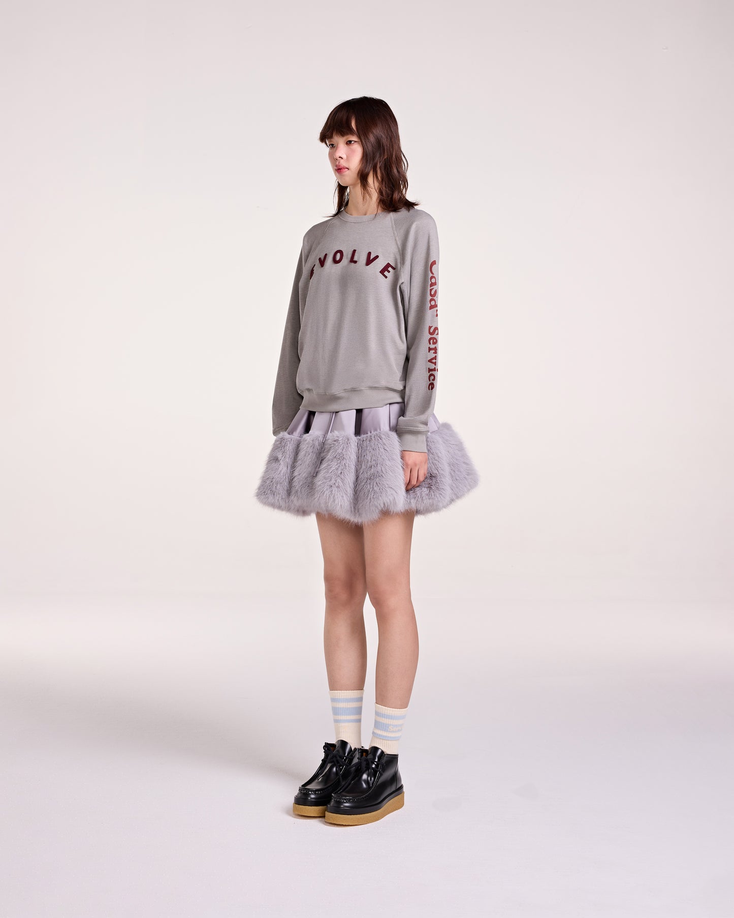 EVOLVE RAGLAN TOP (GREY)