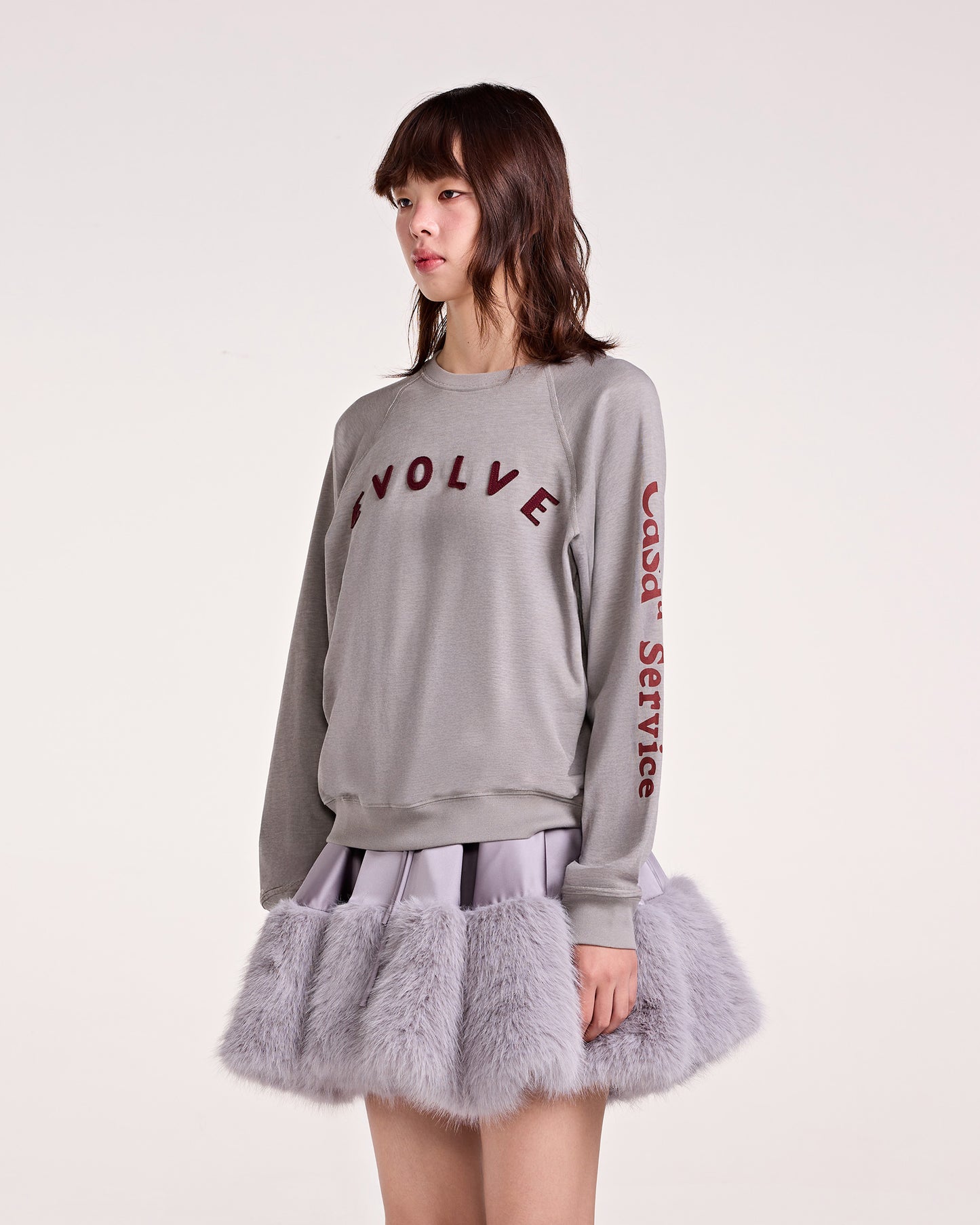 EVOLVE RAGLAN TOP (GREY)