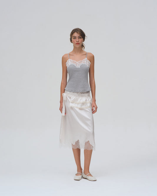RIBBED CAMISOLE (GREY)