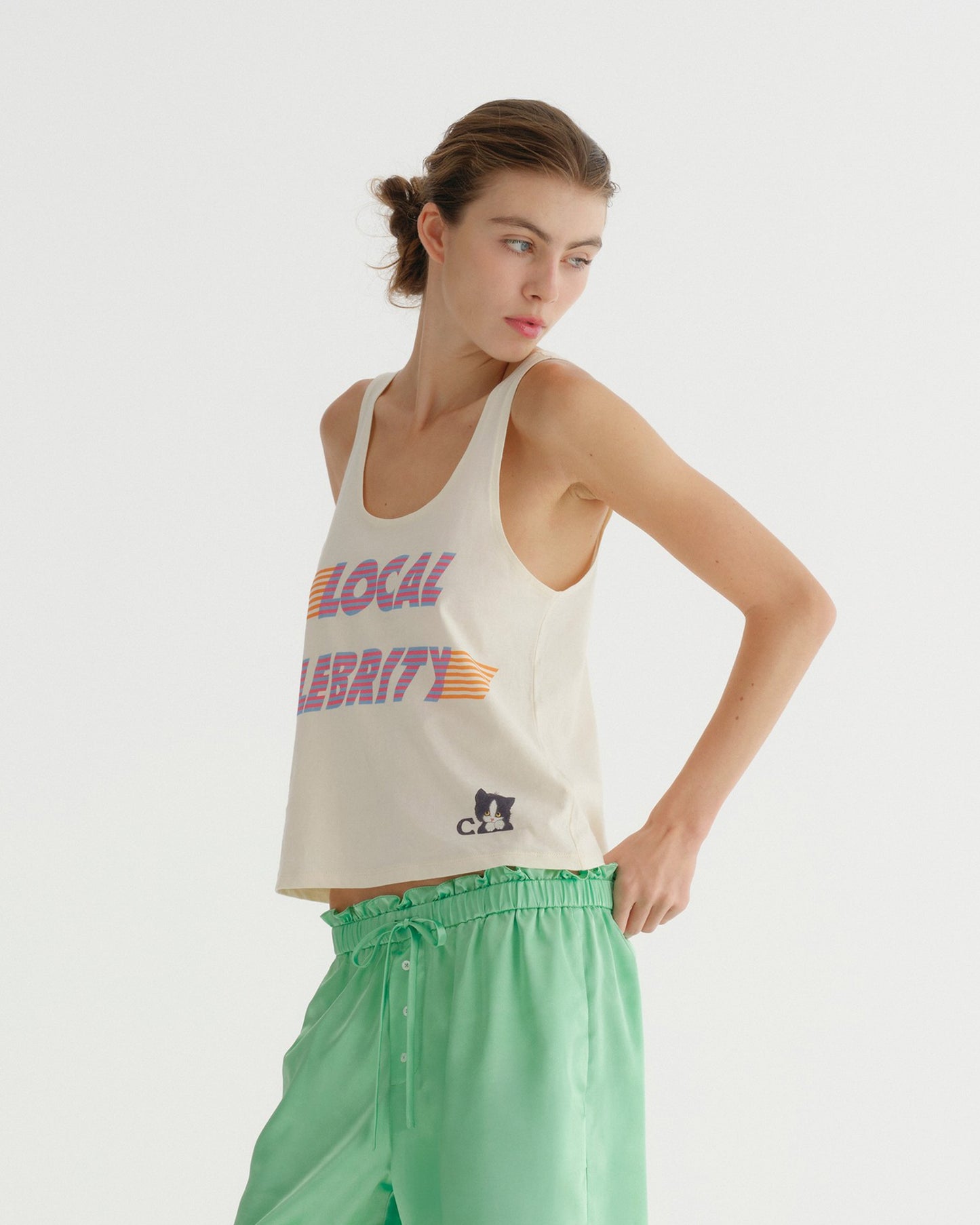 LOCAL CELEBRITY TANK TOP (CREAM)