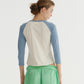 RAGLAN TSHIRT (BLUE)
