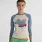 RAGLAN TSHIRT (BLUE)