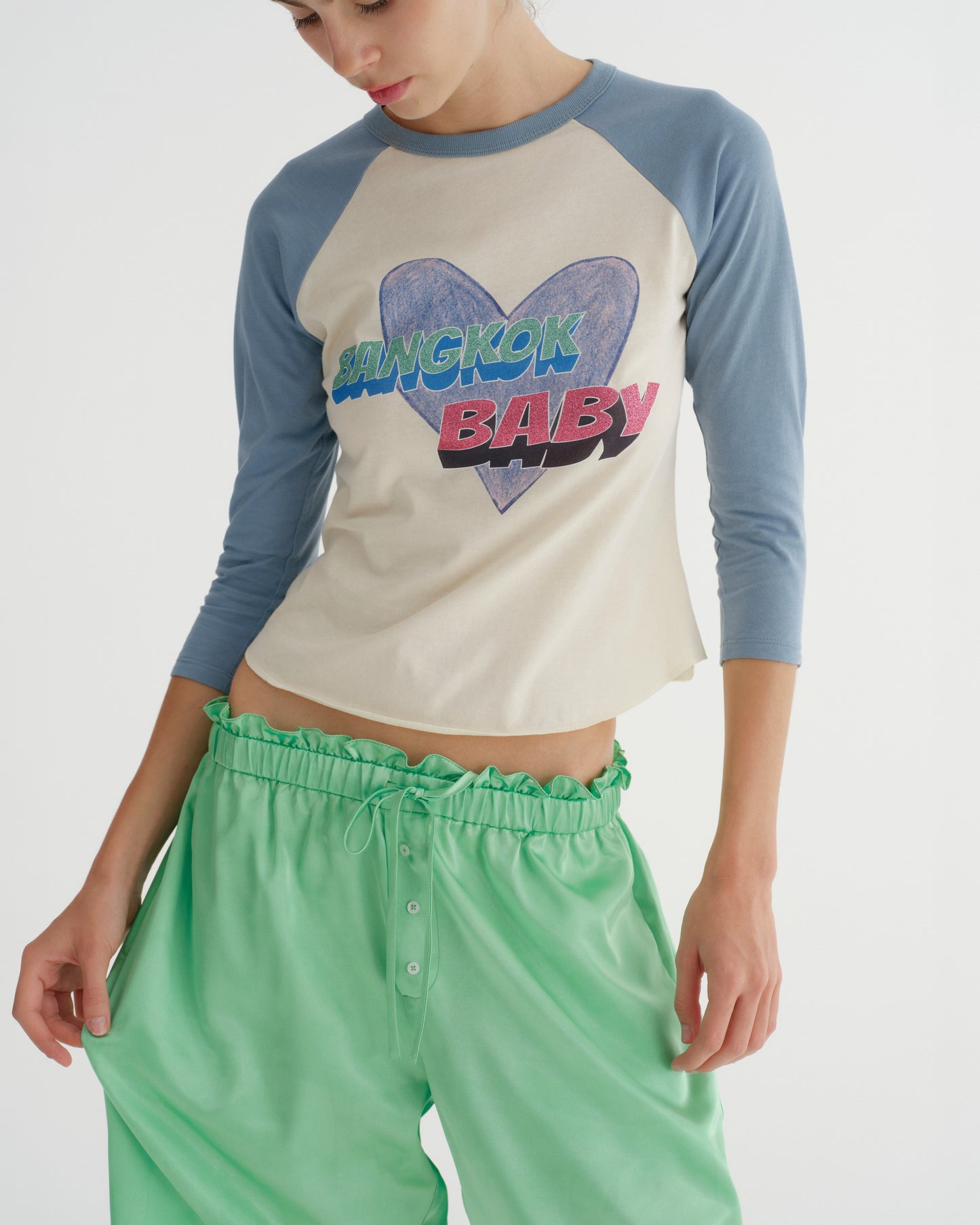RAGLAN TSHIRT (BLUE)