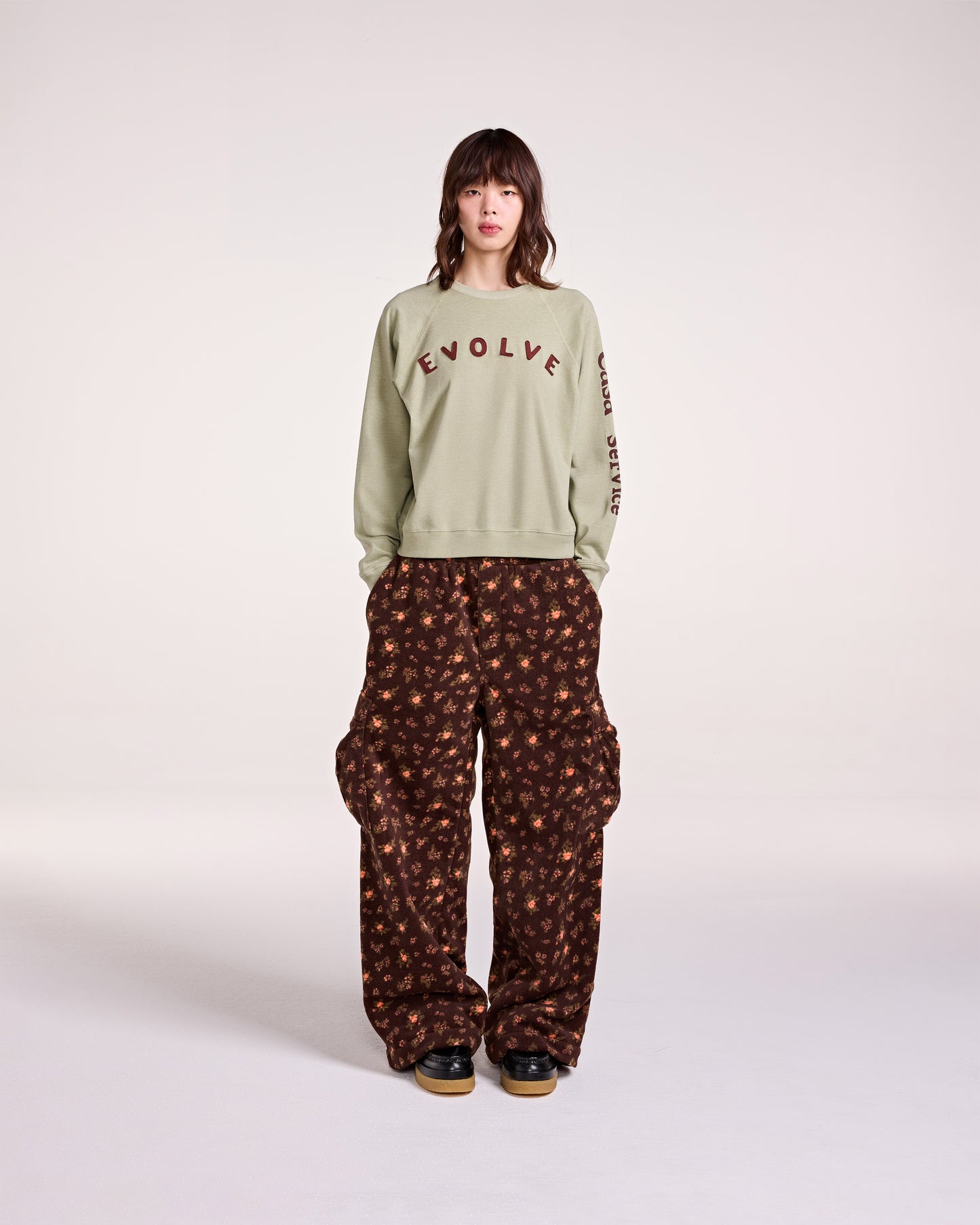 EVOLVE RAGLAN TOP (GREEN)