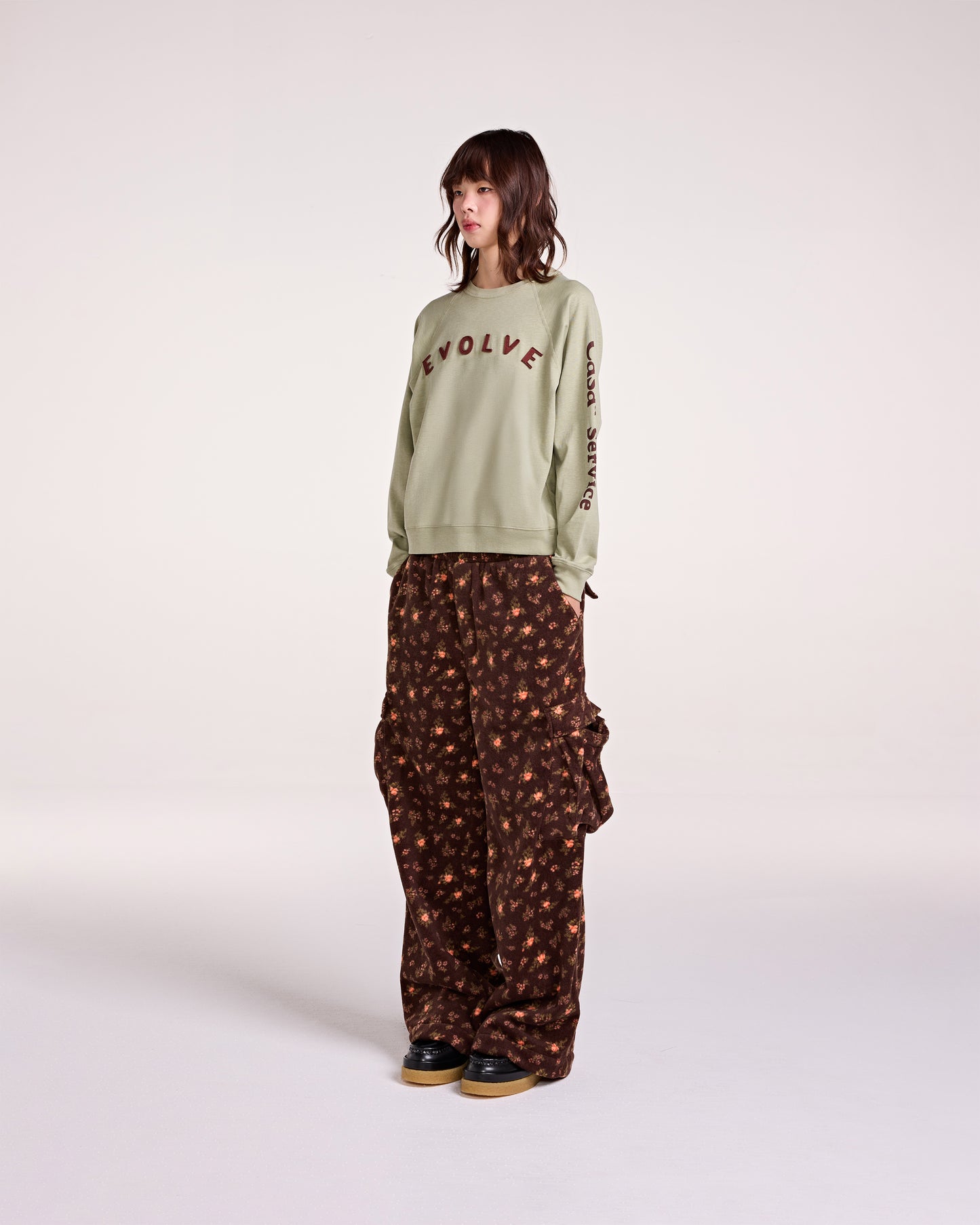 EVOLVE RAGLAN TOP (GREEN)