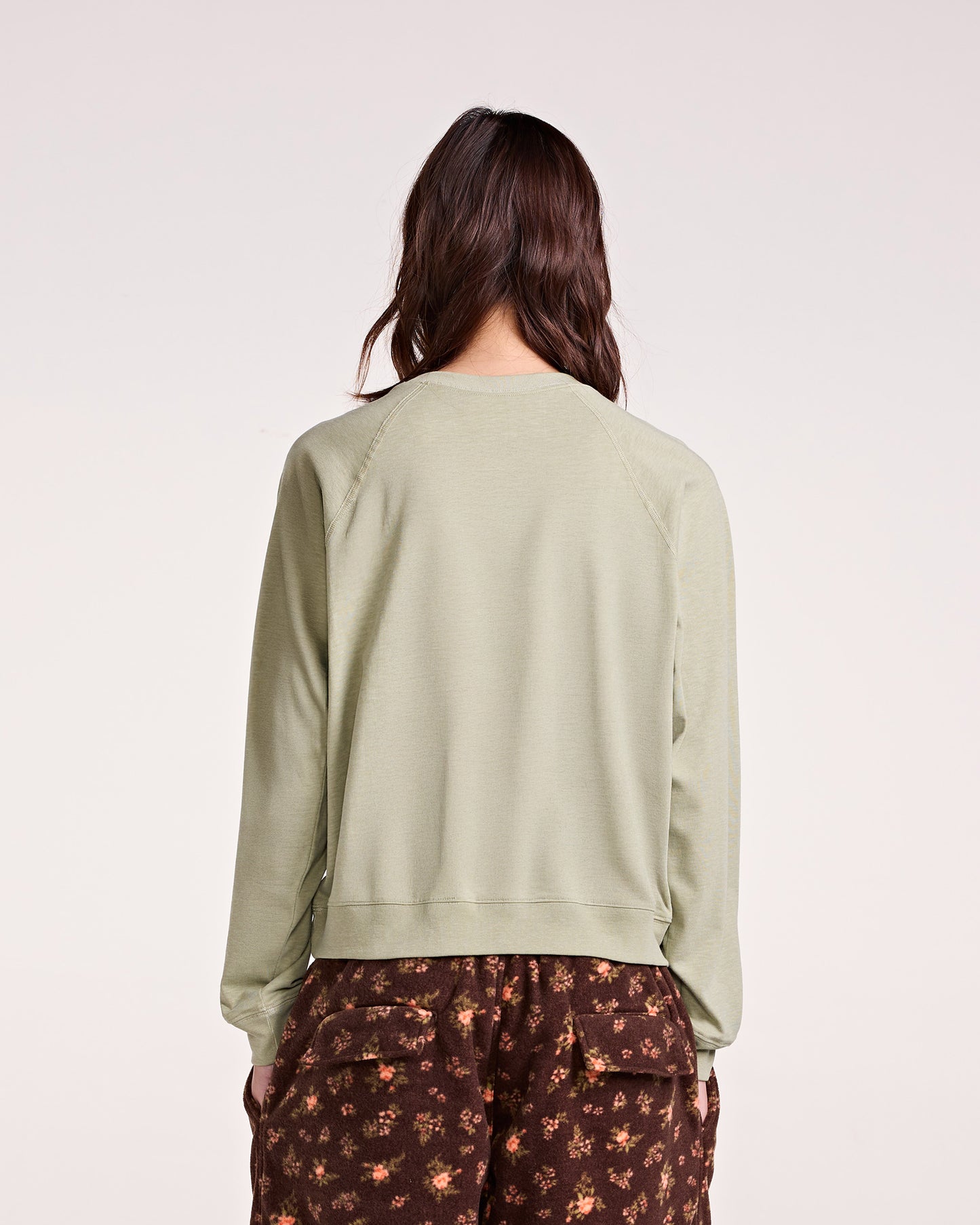 EVOLVE RAGLAN TOP (GREEN)