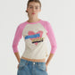 RAGLAN TSHIRT (PINK)
